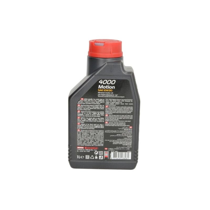 Variklio alyva Motul 4000 MOTION 10W30, 1L 1 Variklio alyva Motul 4000 MOTION 10W30, 1L 1