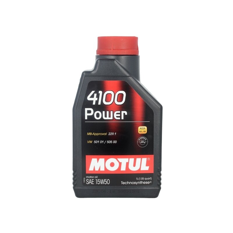 Variklio alyva Motul 4100 POWER 15W50, 1L Variklio alyva Motul 4100 POWER 15W50, 1L