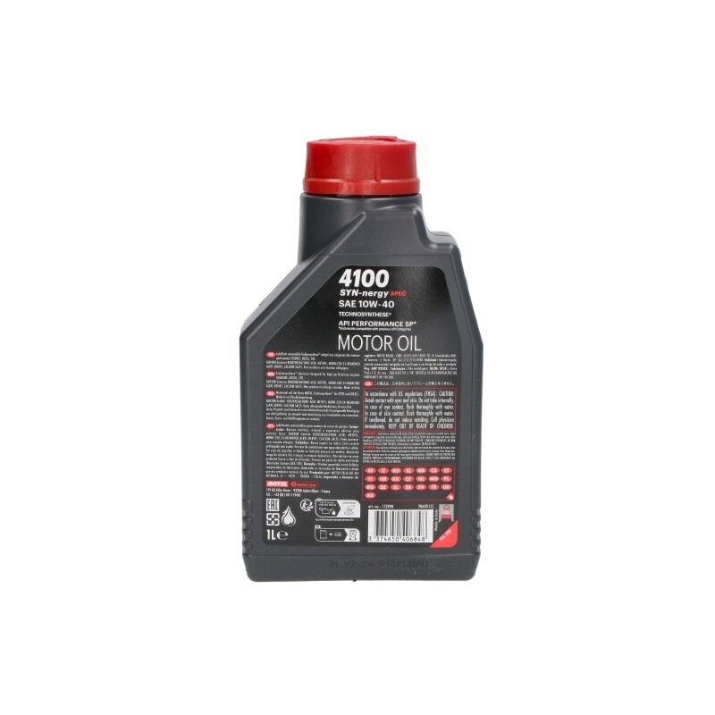 Variklio alyva Motul 4100 SYN-NER S 10W40, 1L 1 Variklio alyva Motul 4100 SYN-NER S 10W40, 1L 1