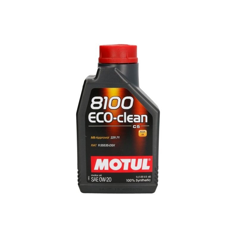 Variklio alyva Motul 8100 ECO-CLEAN 0W20, 1L Variklio alyva Motul 8100 ECO-CLEAN 0W20, 1L