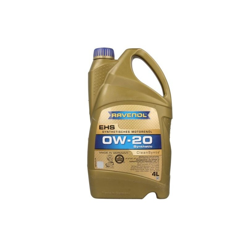 Variklio alyva Ravenol EHS SAE 0W20, 4L Variklio alyva Ravenol EHS SAE 0W20, 4L