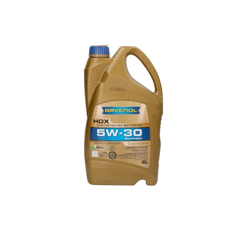 Variklio alyva Ravenol HDX SAE 5W30, 4L Variklio alyva Ravenol HDX SAE 5W30, 4L