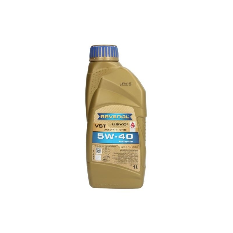 Variklio alyva Ravenol TURBO VST 5W40, 1L
