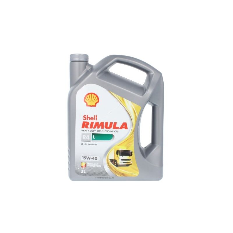 Variklio alyva Shell Rimula R4 L 15W40, 5L Variklio alyva Shell Rimula R4 L 15W40, 5L