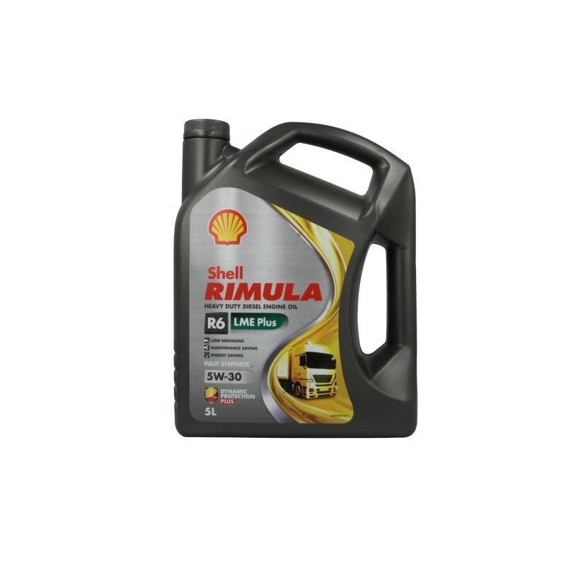 Variklio alyva Shell Rimula R6 LME+ 5W30, 5L Variklio alyva Shell Rimula R6 LME+ 5W30, 5L