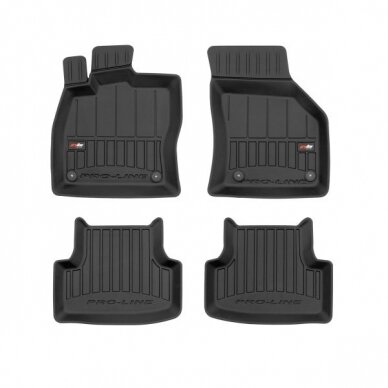 VW Golf VII 2012-2019 3D guminiai kilimėliai Frogum Proline VW Golf VII 2012-2019 3D guminiai kilimėliai Frogum Proline