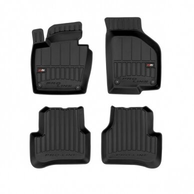 VW Passat B7 2010-2014 3D guminiai kilimėliai Frogum Proline VW Passat B7 2010-2014 3D guminiai kilimėliai Frogum Proline