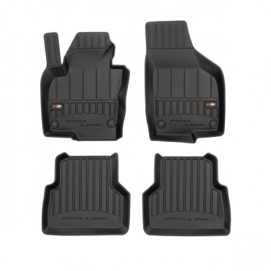 VW Tiguan 2007-2017 3D guminiai kilimėliai Frogum Proline VW Tiguan 2007-2017 3D guminiai kilimėliai Frogum Proline