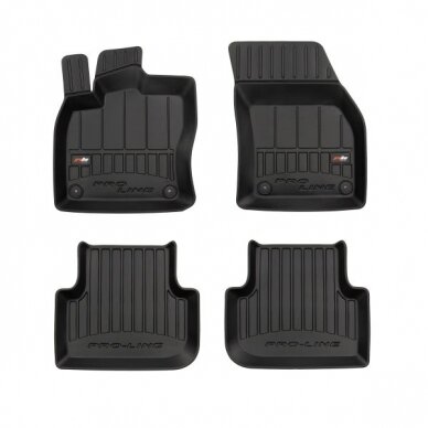 VW Tiguan 2015- 3D guminiai kilimėliai Frogum Proline VW Tiguan 2015- 3D guminiai kilimėliai Frogum Proline